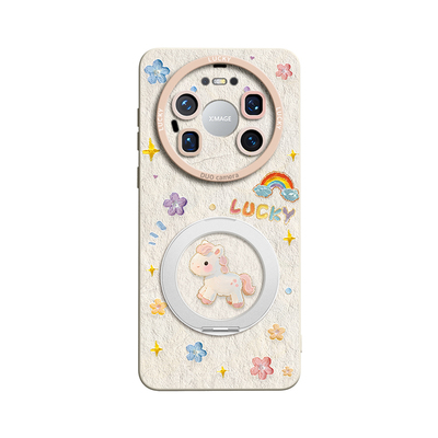 支持360°旋转磁吸支架硅胶壳