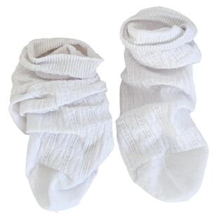 S110 细纱支汉麻袜 原麻色白色中筒袜  细密织造柔软吸汗透气干爽