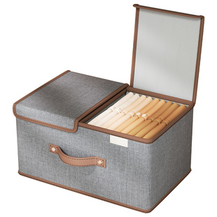 内衣内裤收纳盒袜子三合一整理箱神器学生宿舍贴身衣物带盖储物筐