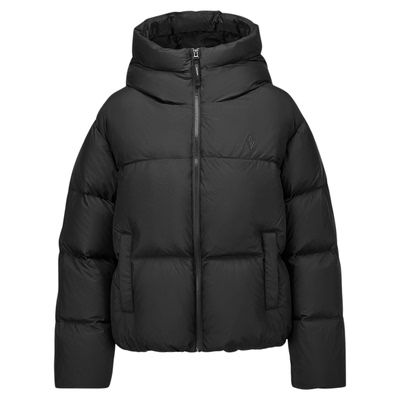 斯凯奇2025秋冬新款羽绒服短款女轻薄防风御寒保暖外套白色面包服