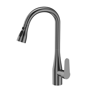 全铜厨房抽拉式水龙头伸缩洗菜盆专用水槽冷热两用增压防喷溅家用