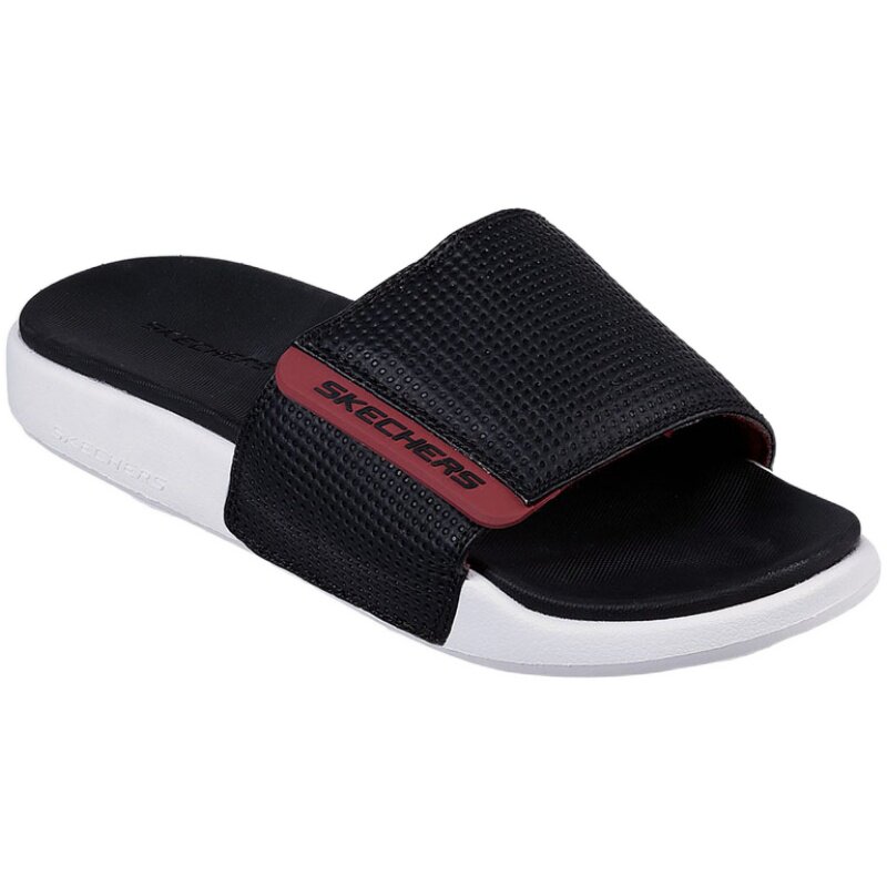 Skechers/斯凯奇正品 男子运动休闲凉拖鞋时尚魔术贴露趾沙滩鞋