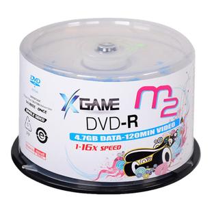 麦克赛尔maxell万胜空白光盘 M2系列 DVD-R刻录盘 16速50片装 车载DVD空白光盘档案存储空白光盘