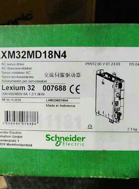 议价施耐德伺服驱动器 LXM32MD85N4  全新原装正品 质保一年