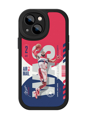 NBA篮球员明星小羊皮手机壳华为