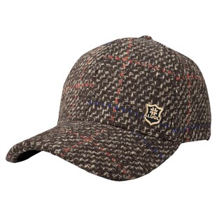 欧美棒球帽男士品牌帽子2025新款秋冬时尚高档毛呢鸭舌帽世界名牌