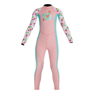 爱游鲨儿童女孩连体防晒速干泳衣