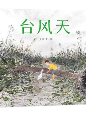 【天气绘本】台风天——精装 4岁以上 陈伯吹国际儿童文学奖华语新人奖得主大吴 台风科普 灾难 想象亲情成长 蒲蒲兰绘本馆旗舰店