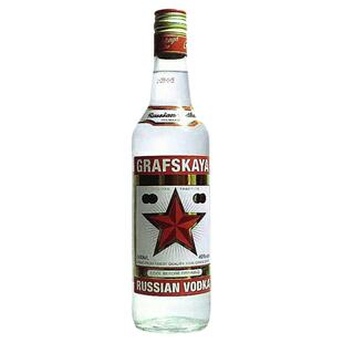 格拉夫红牌伏特加 Grafskaya 500ml进口洋酒烈酒鸡尾酒基酒瓶装