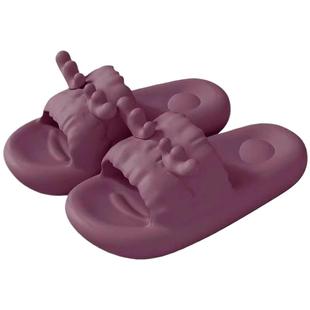 可爱鹿角拖鞋女款2025夏季新款eva踩屎感时尚外穿室内家居凉拖男