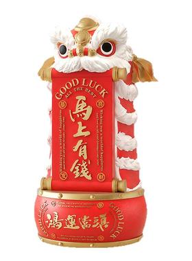 国潮醒狮酒柜玄关装饰摆件