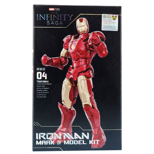 钢铁侠手办官方正版玩具儿童男孩拼装积木人仔模型mk马克兵人摆件