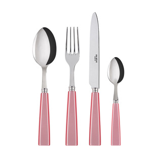 法国Sabre Paris偶像法式西餐餐具刀叉高级牛排套装刀叉勺三件粉