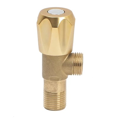 加厚全铜三角阀马桶热水器防爆全铜角阀 阳台卫生间4分通用止水阀