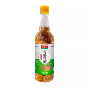 烹调料酒500ml家用厨房去腥陈醋炒菜调味料烹饪黄酒葱姜汁解腻