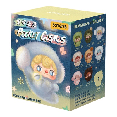 周柯宇同款52TOYS毛绒挂件盲盒