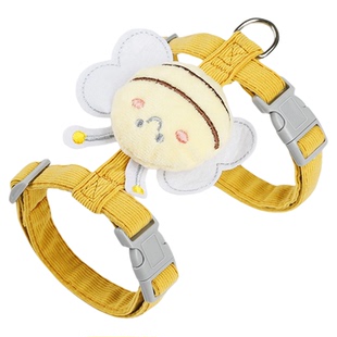 ucat牵引绳防挣脱外出专用猫咪绳子小蜜蜂背带溜小型犬用品 |己曲