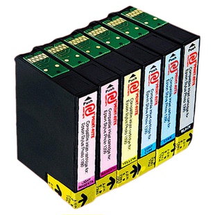 天威适用爱普生T085N墨盒epson photo爱普生r330 t60 T0851 爱普生1390兼容6色黑色彩色打印机连供墨盒墨水