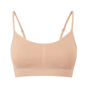 Jockey运动内衣女防震跑步无钢圈少女薄款运动背心大胸显小文胸