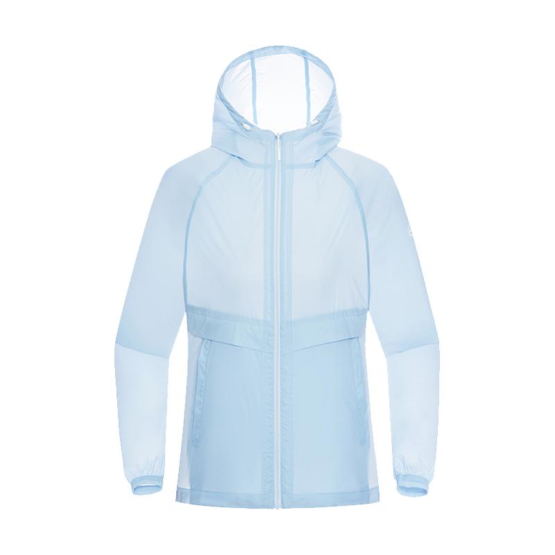 诺诗兰防晒衣新款UPF50+夏季女户外防泼水透气蝉翼皮肤衣徒步外套