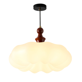 中古风法式卧室吊灯奶油风复古2026新款主卧书房灯高级感中山灯具