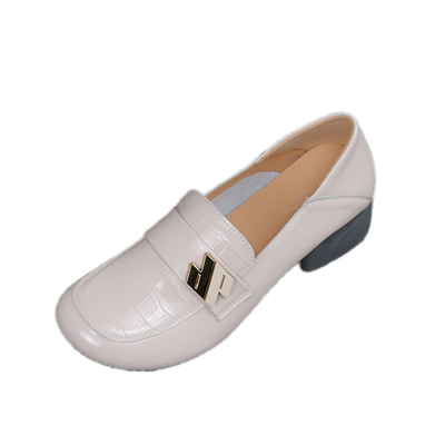 漆皮英伦风舒适乐福鞋复古小皮鞋