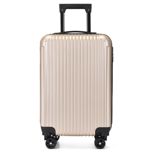 行李箱20寸密码箱大容量纯色登机万向轮定制印logo学生拉杆旅行箱