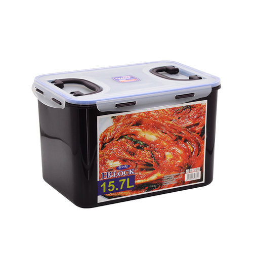 包邮韩国hilock泡菜保鲜盒腌辣白菜盒蔬果密封盒冰箱冷藏