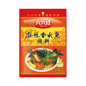 六六红麻辣香水鱼调料