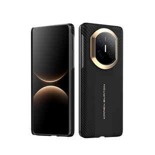 【非凡设计】Karenburton适用华为x7手机壳凯夫拉新款芳纶纤维中轴铰链保护matex7典藏版折叠屏超薄磁吸外壳