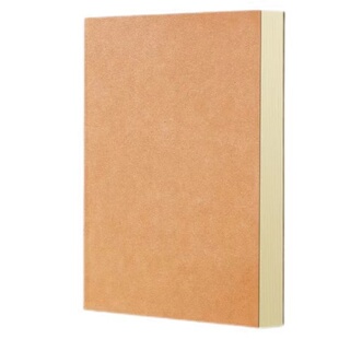 复古牛皮纸笔记本子空白本简约记事本高颜值A5草稿本加厚横线内页