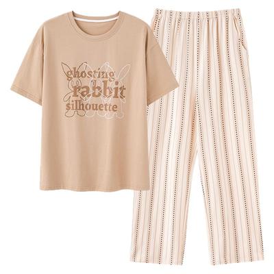 俞兆林女款纯棉可外穿睡衣套装