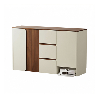 中古风餐边柜扫地机器人基站收纳