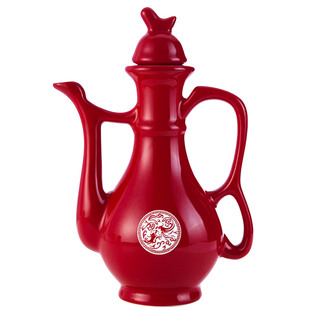 结婚敬酒杯婚宴喜字陶瓷酒壶中式婚礼交杯分酒器喜庆套装红色酒具