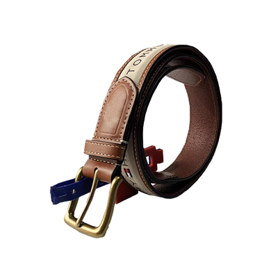 TOMMYHILFIGER男人造革牛皮皮带