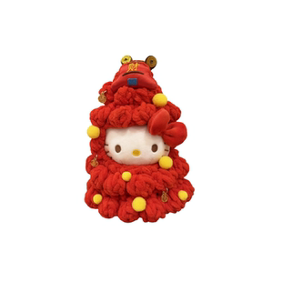 新款正版圣诞玉桂狗布丁狗包包挂件毛绒玩偶钥匙扣圣诞玩偶娃衣