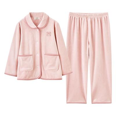 海岛绒儿童家居服加厚保暖防静电