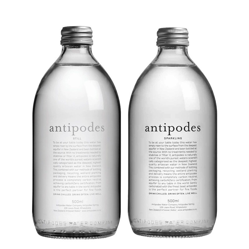 新西兰进口antipodes绮怡寰彼极矿泉水高端进口气泡水sparkling