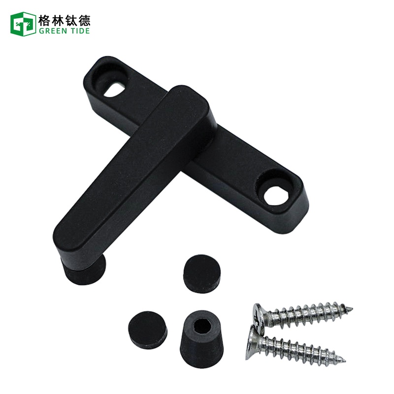 极窄简易锁铝合金推拉门锁门扣玻璃移门极简锁扣儿童安全锁卡扣锁