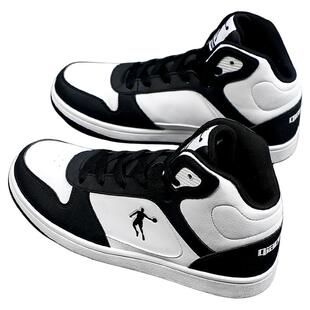 乔丹男鞋休闲风板鞋防滑加绒圆头系带轻便皮面减震高帮保暖运动鞋