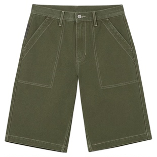 【商场同款】Levi's李维斯25年秋季新款男士宽松牛仔短裤0050H