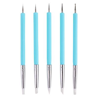 石塑粘土软陶抹痕硅胶双头压痕笔