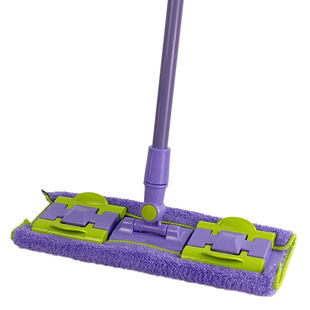 亿丽佳多功能吸水地板擦直杆平推夹固式拖把加厚墩布酒店擦地拖把