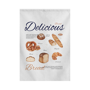 蛋糕店门帘定制烘焙店甜品店遮挡帘隔断帘后厨操作间遮挡帘免打孔