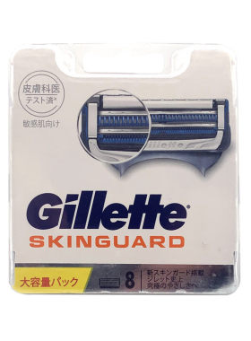 吉列SKIN云感手动剃须刀小云刀刮胡刀刀片云感8片装剃须刀头 专柜