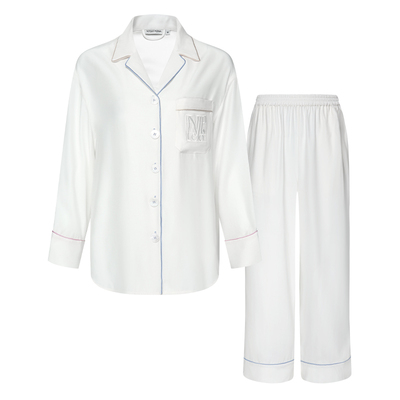 NJP水系列真丝长袖睡衣套装