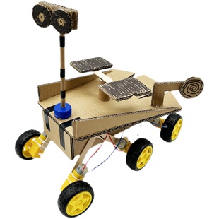 航天科技遥控祝融号太阳能火星车 废物利用变废为宝手工制作材料