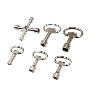 MS705多功能电器箱锁配电箱开关柜门一字三角钥匙转舌锁工业通用