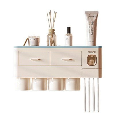 Cegier.磁吸牙刷收纳架卫生间