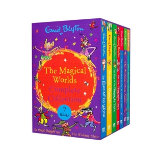 远方魔法树同作者 许愿魔法椅7册盒装 Magic Faraway Tree & Wishing Chair英文原版五个小伙伴飞天魔椅奇幻冒险章节书